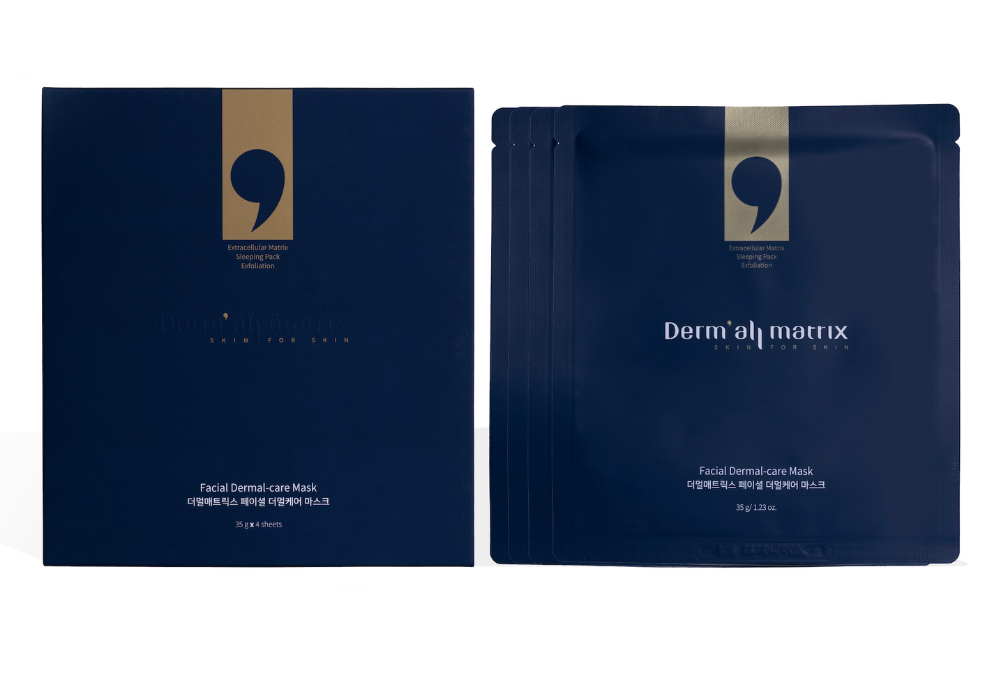 Derm'all Matrix: Mascarilla Nocturna de Matriz Extracelular (4 mascarillas = 1 Caja)